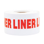 4x5 Inch Liner Labels, 1000/Roll