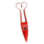 Organic Tool Onion Shear with 6.5-inch Carbon Steel Blade and Red Handle