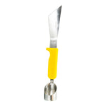 Organic Tool Lettuce Knife with Stainless Steel, Yellow Handle and Coring Tool