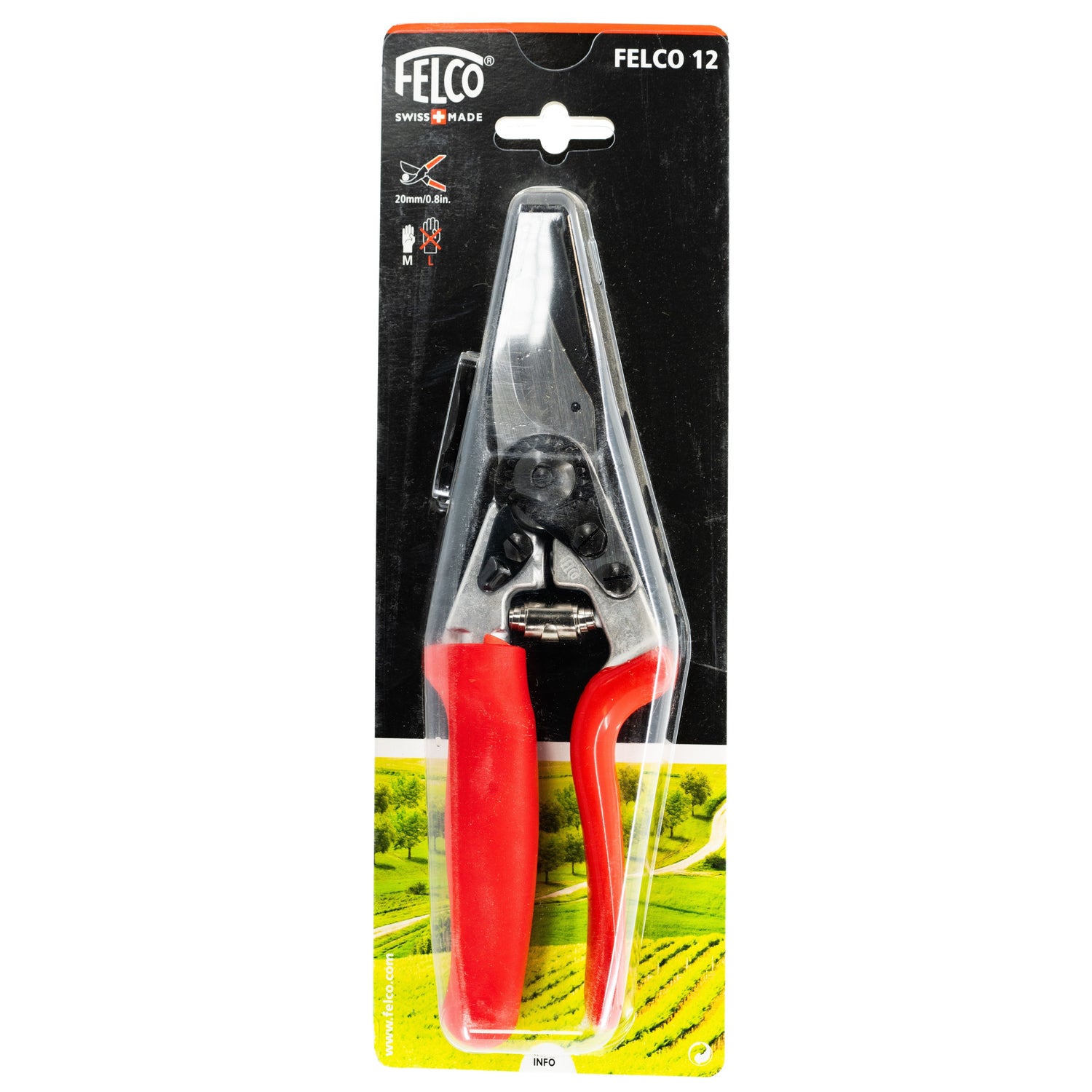Felco Pruning Shears with 7.9 Inch Aluminum Frame for Smaller Hand Sizes