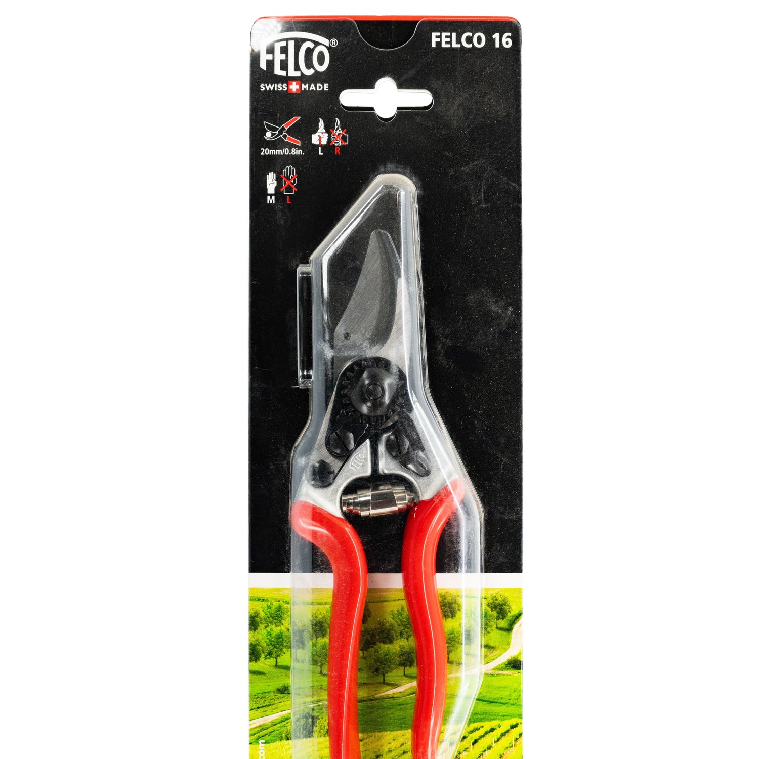 Felco Pruning Shears with 2 Inch Blades and 7 3⁄4 Manganese Aluminum Alloy Handles for Left-Handed Workers