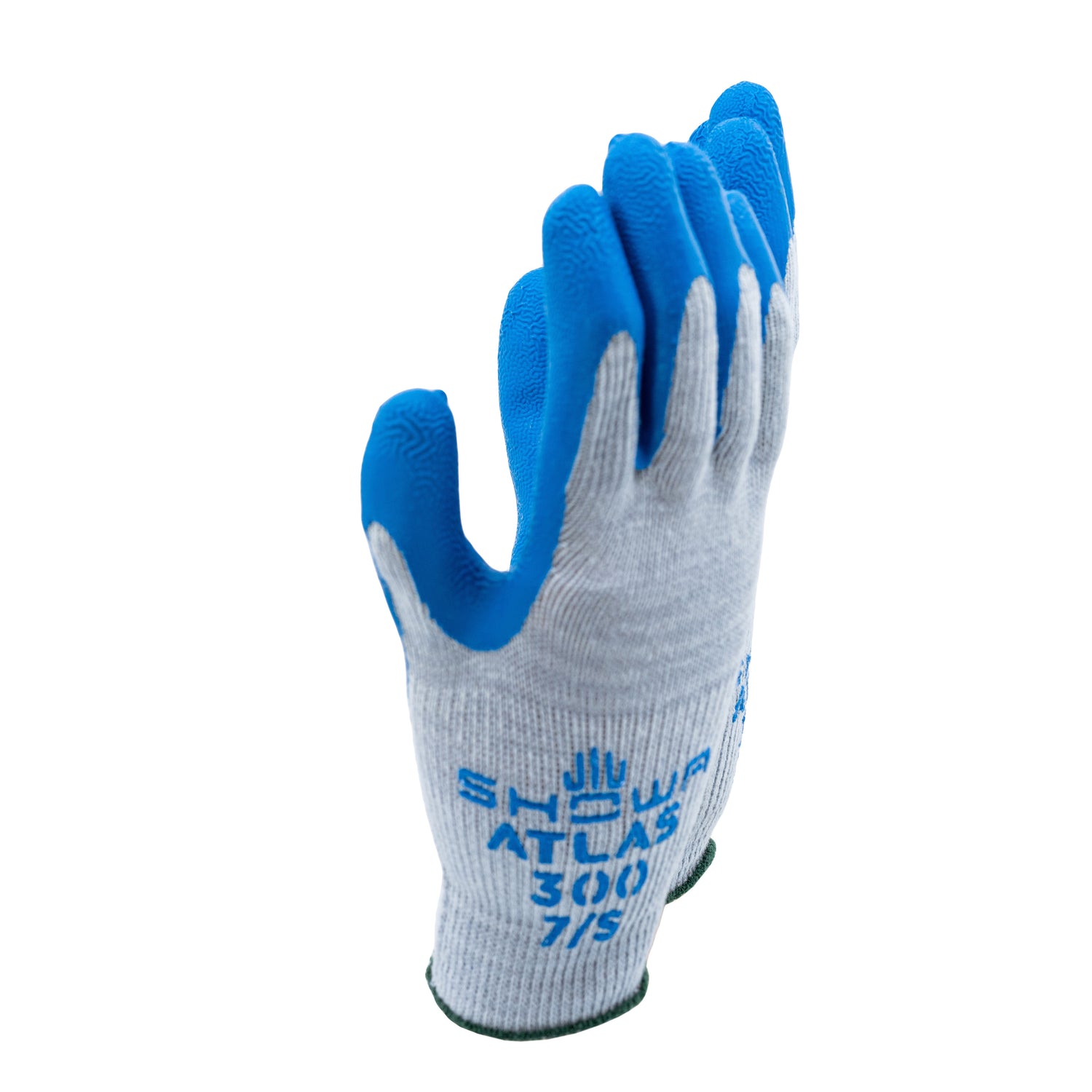 Showa Atlas 300 Palm-Dipped Rubber Coating Work Gloves (Pack of 12)