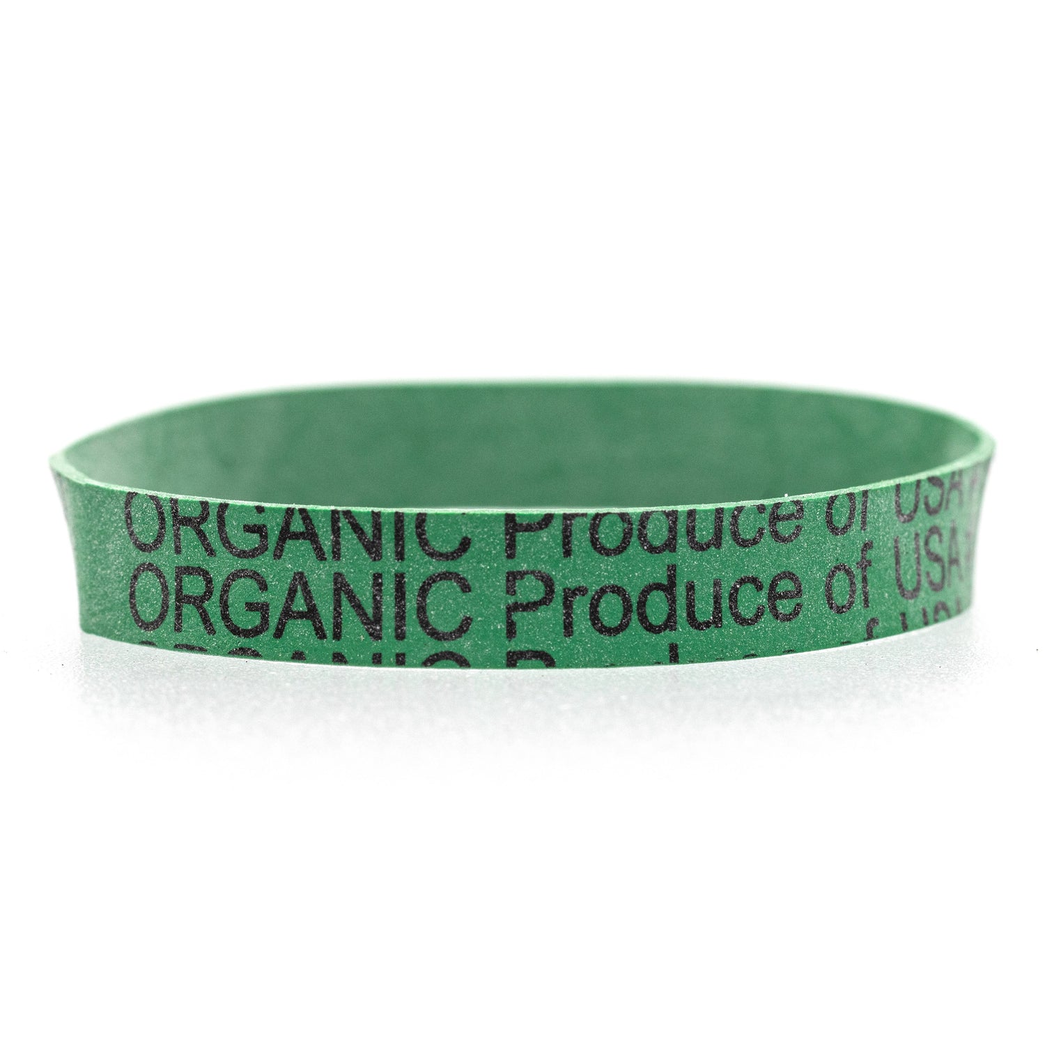 Double Sided Print Rubber Bands for Organic Celery, 25lbs/Case