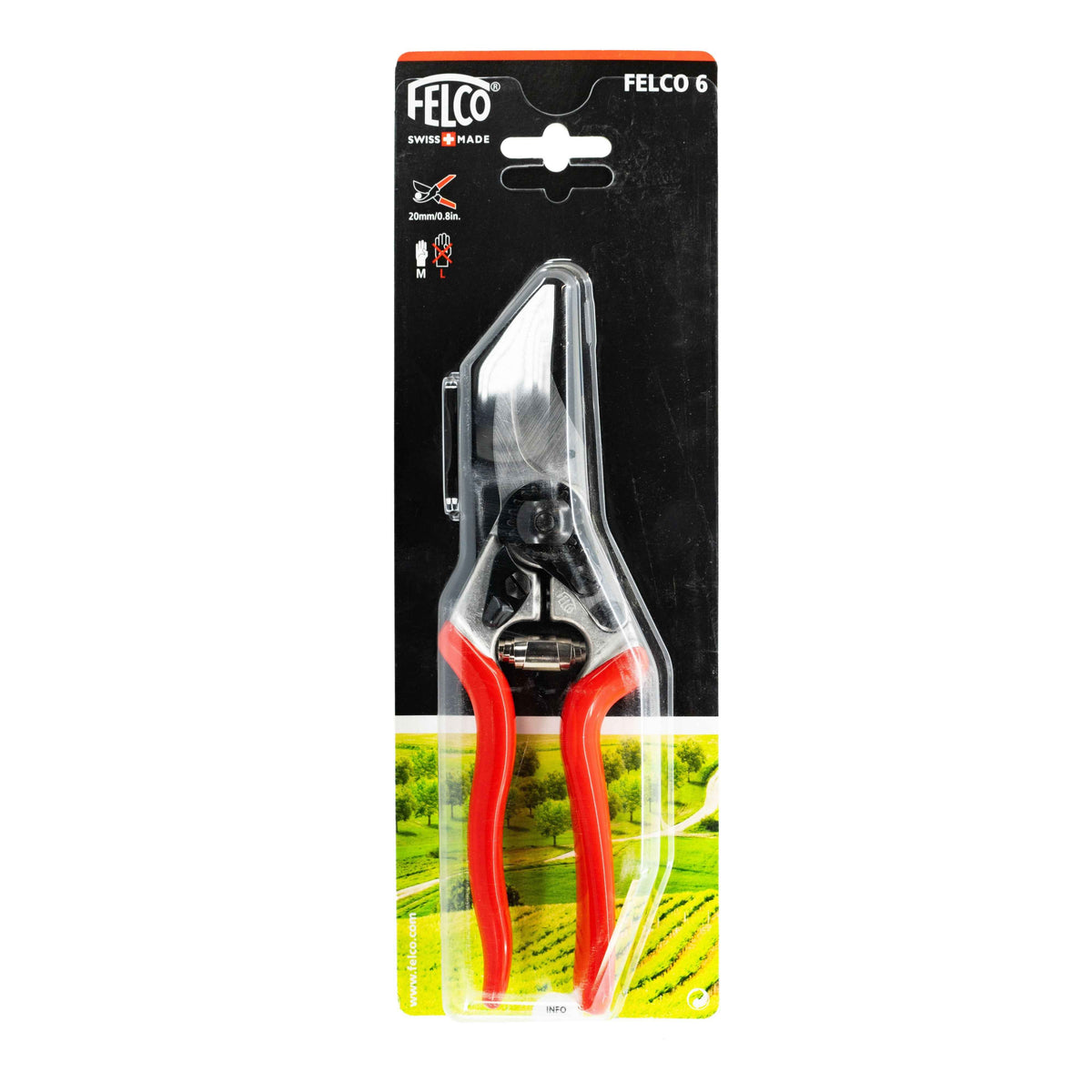 Felco Pruning Shears with Angled Shock-Absorbing Design