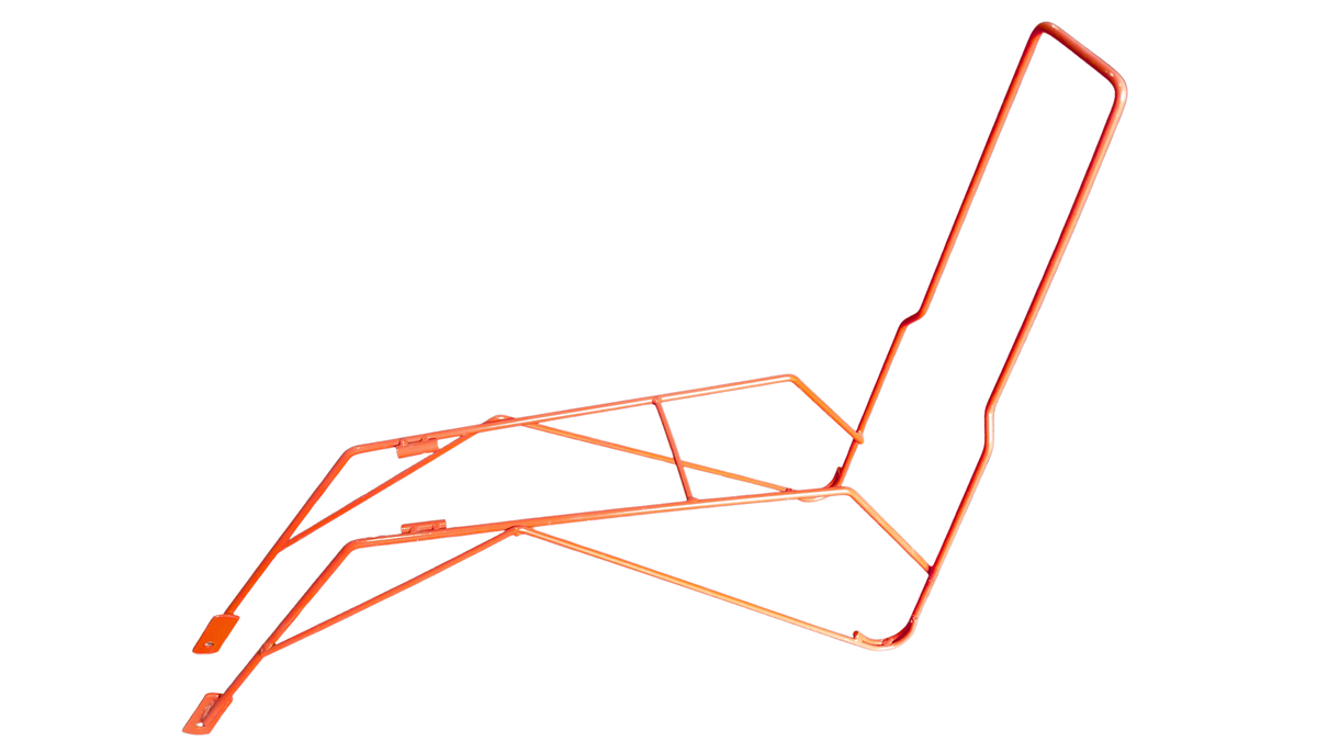 Strawberry Harvesting Cart Frame - Steel Orange