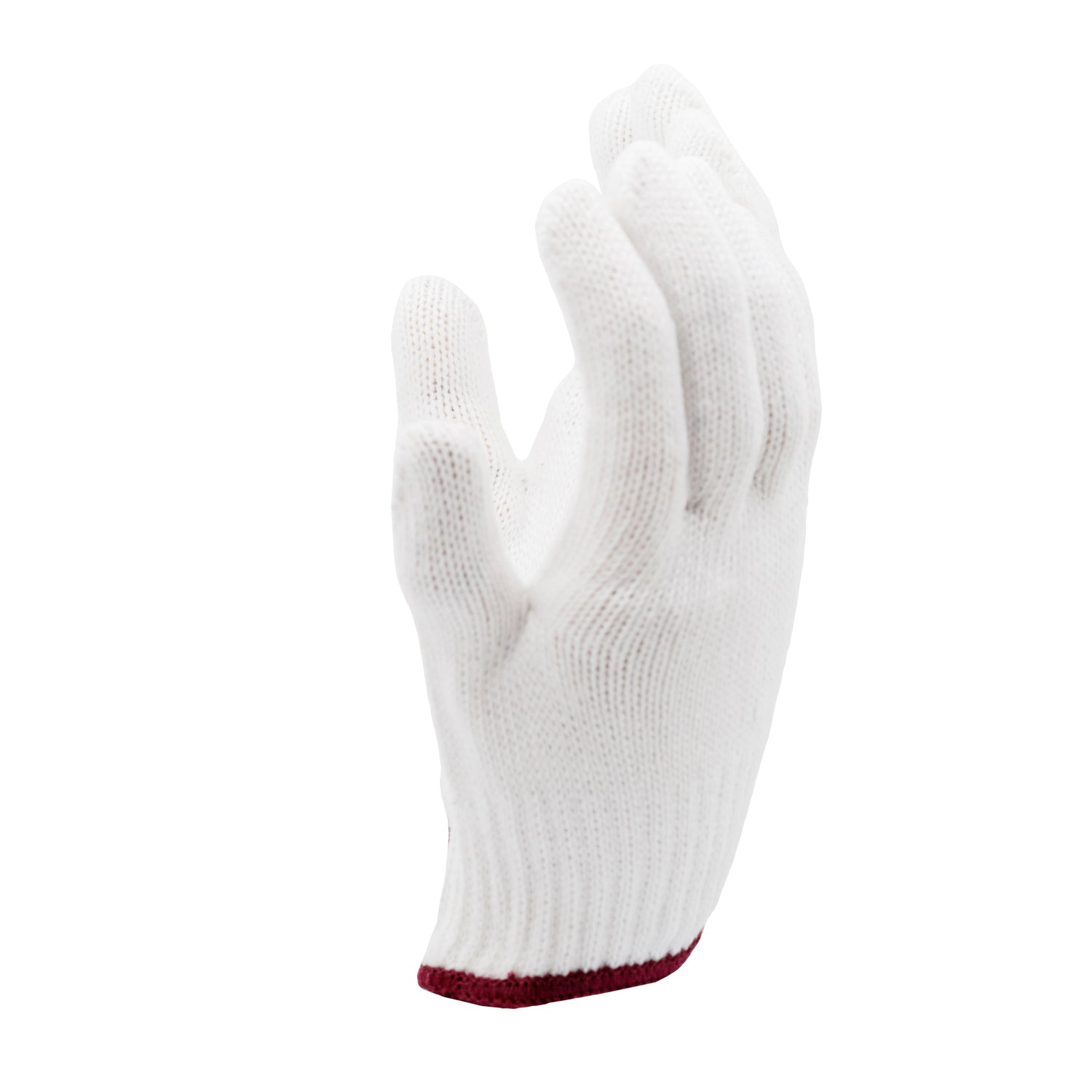 Nylon White Knit Gloves